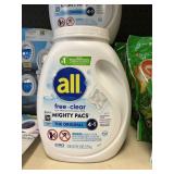All free & clear mighty pacs 120 ct
