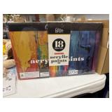 18pc set Acrylic paints set
