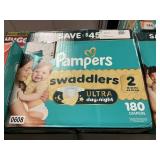 Pampers 180 diapers size 2