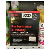 GNC mega men performance 30 packs
