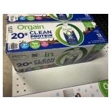 Orgain chocolate 12 pack
