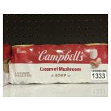 Campbells cream of mushroom soup 8 cans