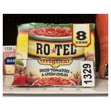 RoTel diced tomatoes & green chilies 8ct