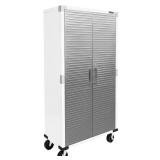 Seville storage cabinet 36x18x72-white