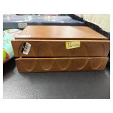 2 Drawer MCM wooden jewelry box