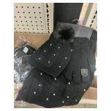 Charolette Daniel scarf-hat glove set 3ct