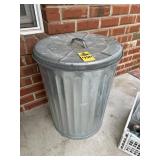 Metal Trash Can