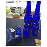 Vintage Blue Bottle Collection