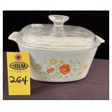 Rare Corning Ware Wildflower Pattern