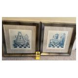 2 Framed Prints Signed Charlene Winterie Olson