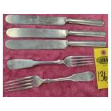 Brazil Silver 5 Pcs. Royal Manufacturing Co