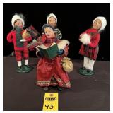 4 Vintage Carolers