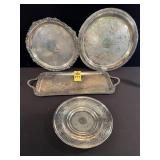 Silverplate Serving Trays