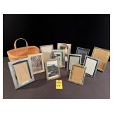 Basket Of Picture Frames