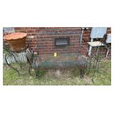 Lawn Bench, Pot Holder & Misc