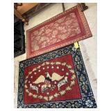 2 Throw Rugs