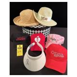 Hat Box Of Hats & Caps