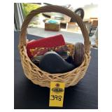 Basket Of Eye Glass Cases