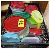 Crate Of Plastic Storage