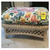 Wicker Ottoman