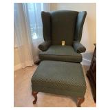 Fairfield Wing Back Chair & Ottoman