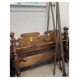 Full Size Maple Bed & Rails