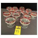 13 King's Crown Sherbert Dishes