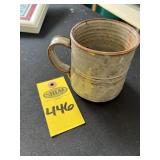 Pottery Coffee Mug Signed Owens