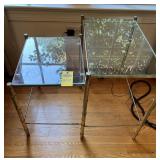 Brass & Glass Nesting Tables