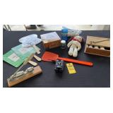 Nutcracker, Voo Doo Doll, Vtg Cigar & Snuff Box,