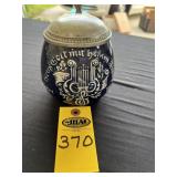 Cobalt Blue German Beer Stein- Pewter Lid