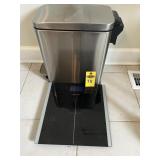 Stainless Steel Trash Can & Bathroom Scales