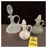 3 Vintage Cruets