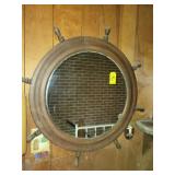 Ships Wheel Mirror 25"