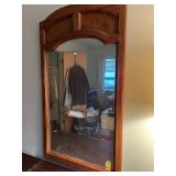 Wooden Mirror 48" X 27.5"