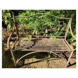 40" Metal Bench