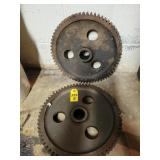 2 Steel Gears 13"