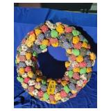 Quilted Wreath 17"