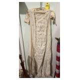 Vtg Handmade Christening Gown