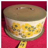 Vintage Decoware Cake Carrier
