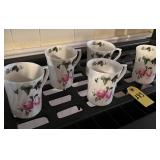 5 Allyn Nelson Bone China Mugs