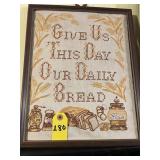 Vtg Our Daily Bread Needlework