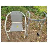 Handicap Walker & Outdoor Chair