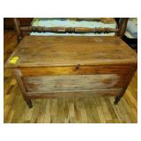 Antique Wooden Blanket Chest