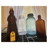 Vintage Ball Jars And Bottles