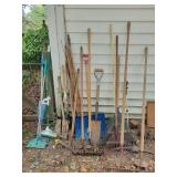 Large Lot Of Yard Tools
