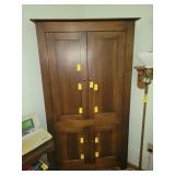 Ethan Allen Cherry Corner Cabinet
