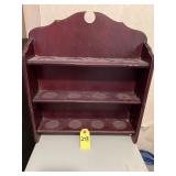 Wooden Spice Shelf
