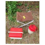 Camp Chair & 2 Coolers