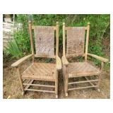 2 Cane Bottom Rockers